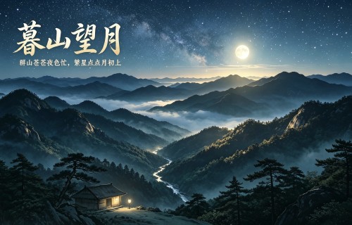 暮山望月
