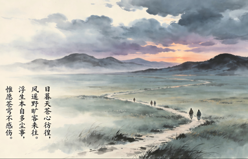 《暮夜寄苍》七言古绝