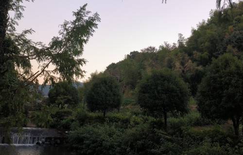 清溪秋色