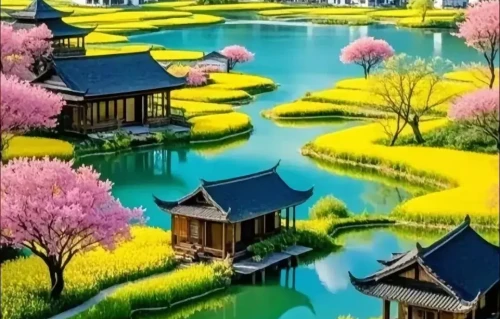 蝶恋花——山村