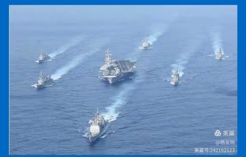 杨友明诗词研究   杨友明在《五绝·咏福建舰入列》中是如何巧妙融合现代元素与传统诗词意象的?