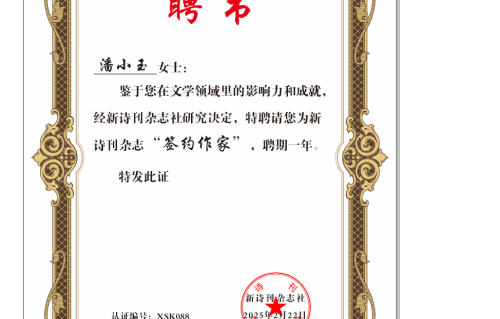 《新诗刊》签约作家专题征稿公告