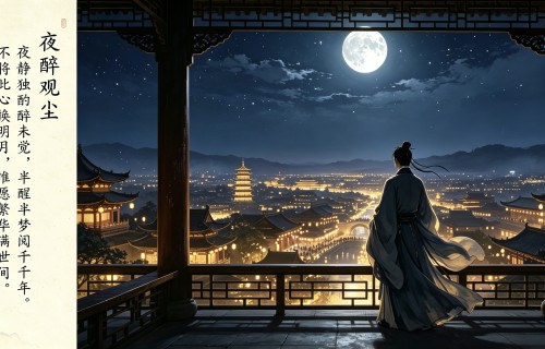 《夜醉观尘》