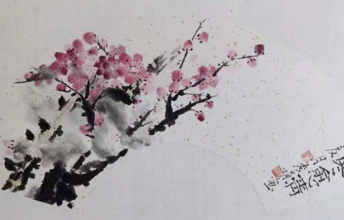 春信有福 文/Juan 冰姿疏影淡，嫩蕊吐红妆。 墨韵琼枝染，洁清自溢香。 已知春信至，看取福绵长。 旧岁桃符改，新颜出彩装。 ​ ​是日立春[福][福][福]