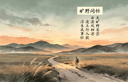 《旷野问忙》五言古绝